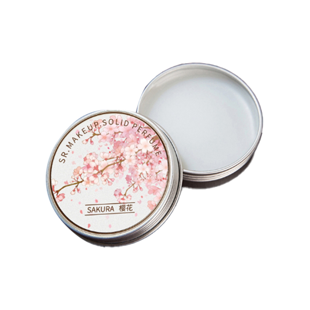 Torribaly 5 Pcs Women Solid Perfume Portable Balm Long-Lasting Fragrances Elegant Female Perfumes(Cherry Blossoms)