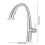 Living And Home G1/2 Pull-out Sprayer Retractable Kitchen Faucet with 2 Modes, Silver 6