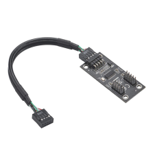 USB Hub Splitter USB2.0 9Pin naar Dual Adapter Riser Moederbordconnector 1/2 Verlengkabel