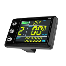 LCD-S866 Farebný LCD displej pre elektrický bicykel 24V 36V 48V Modifikovaný SM konektor