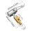 2-teiliger Lock-on-Reifenfüller mit Luftfutter, Metallverriegelung mit Ablassventil, 8 mm Standardventilgewinde 2