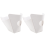 2 protectores de puntera para patines, reemplazables (blancos) 3