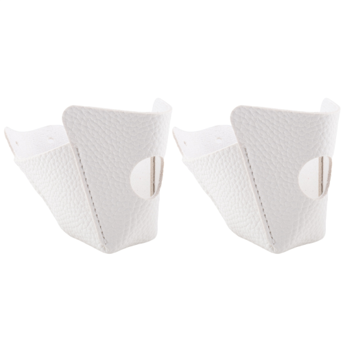 2 protectores de puntera para patines, reemplazables (blancos) 2