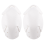 2 protectores de puntera para patines, reemplazables (blancos) 4
