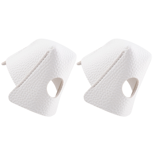 2 protectores de puntera para patines, reemplazables (blancos)