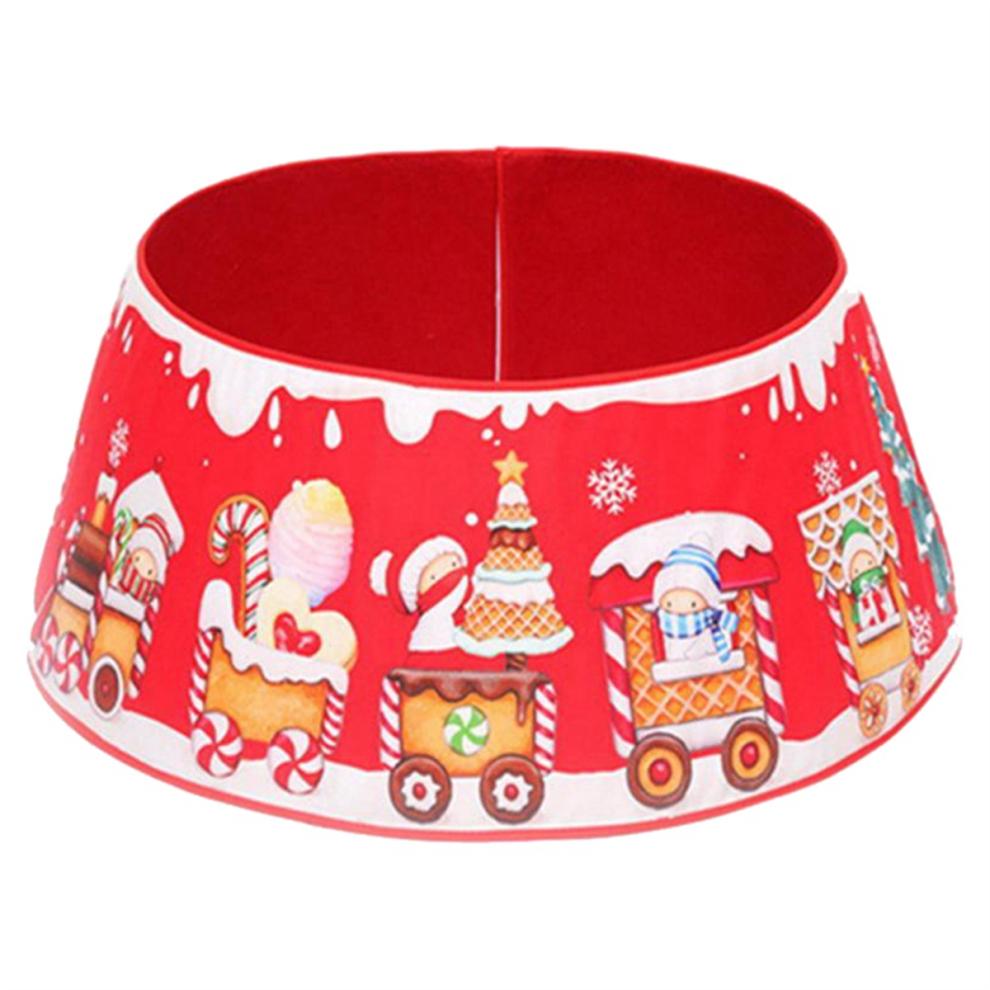 Christmas Tree Decor Surround Base Cover Skirt Foot Colorful Ornament Cartoon for Home Xmas Party,D-image-OPC-PH9R9KQ-NEW