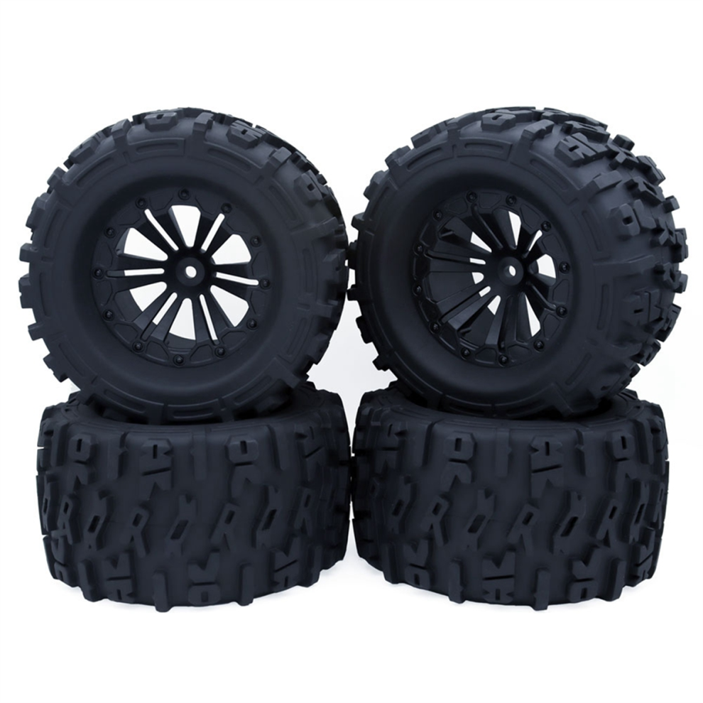 Juego De 4 Llantas De 125 Mm Y 1,9 Con Bloqueo De Cuentas Para Coche Teledirigido 1/10 TRX4 RC-4WD D90 Axial SCX10 Ii Iii, B-image