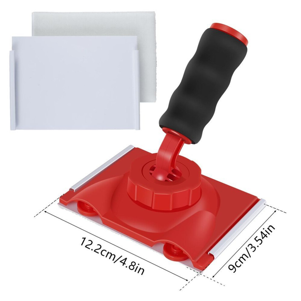 Paint Edge Trimmer Plus Two Replace Pads Corner Walls Ceilings Pad Painter Paint Pad Applicator Paint Edger For Wall Painting