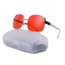 Project Mayhem Sunglasses Fight Club Tyler Durden Oliver Peoples 523 Brad Pitt Men Red Lens Sunglasses:With Box