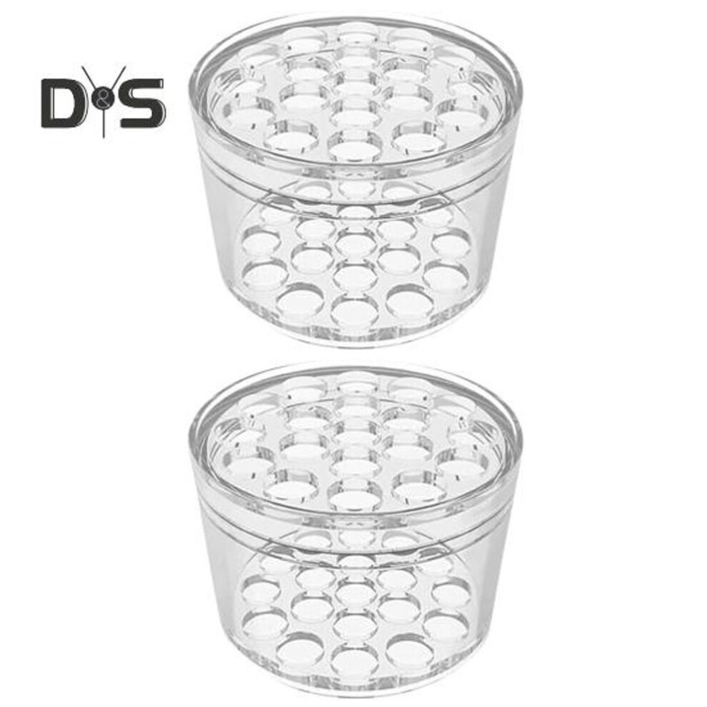 (transparent, L) 2Pcs Spiral Ikebana Stem Holder DIY Bouquet Twister Vase Flower Arranger Grid Multi-holes Plant Fixation Stand Floral Arrangement Tool
