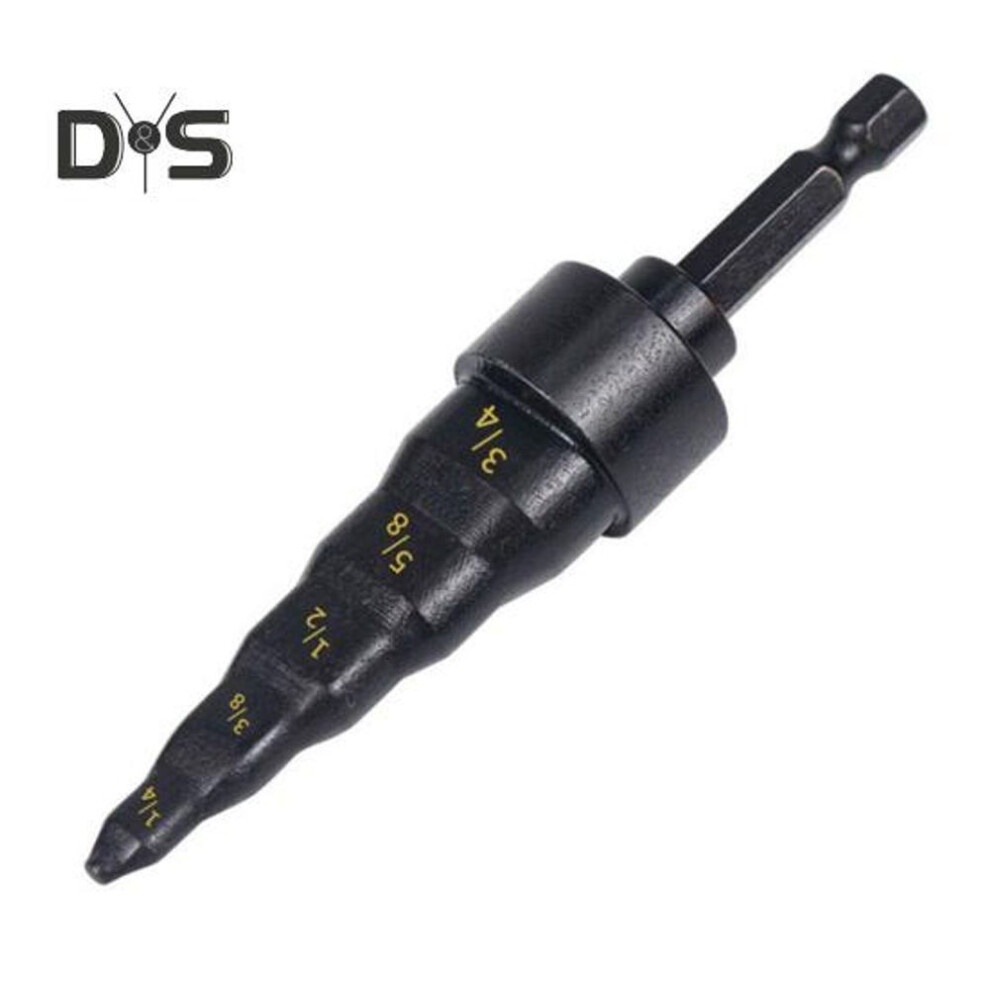 Pipe Expander Repair Tool 1/4 Hexagon Handle High Efficiency 5 In 1 Swage Tube Expander Repair Tool Air Conditioner Refrigerator Soft Copper Tubing