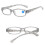 (+2.50, Purple) Womens Reading Glasses Blue Light Blocking Spring Hinge Readers 4