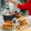 Pancake Batter Dispenser Multi- Stainless Steel Funnel with Stand Cupcakes Baking Maker Tools 6