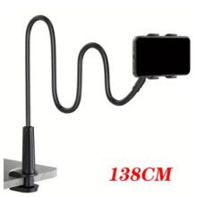 138cm Flexible Gooseneck Phone Holder Clamp for iPhone 15 Pro Max