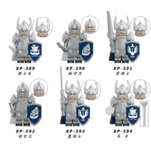 6pcs Roman Soldiers Castle Knight Mini Figures Fit Lego