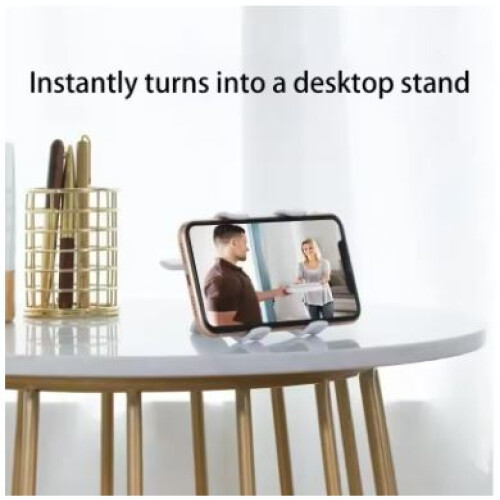 Lazy Bedside Flexible Gooseneck Phone Holder with Handle for Live Use 2