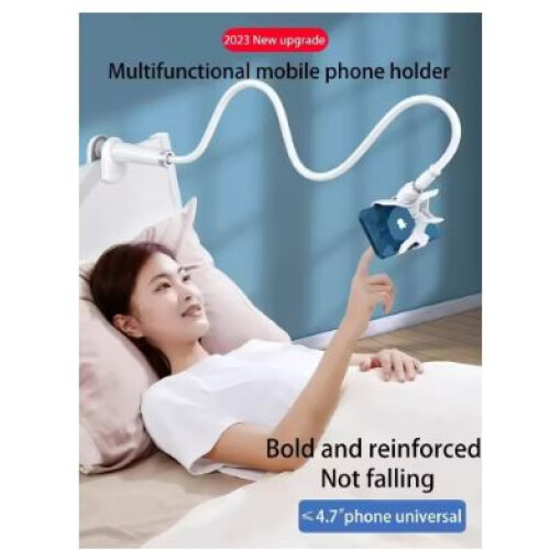 Lazy Bedside Flexible Gooseneck Phone Holder with Handle for Live Use 1