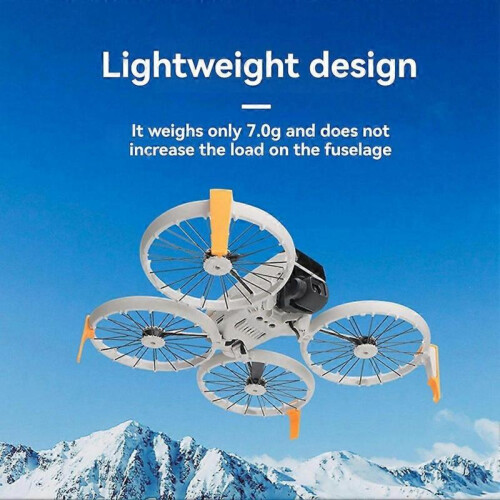 Folding Height Enhancement Kickstand for Flip Drone Orange 2