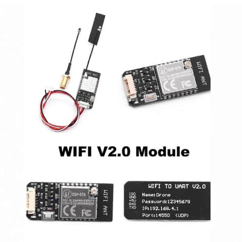 Wireless Wifi V2.0 Radio Telemetry Module with Antenna for MAVLink2 for Flight Controller FPV Smart 1