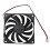 80mm 2 Pin Connector Cooling Fan Low Pressure for PC Computer Case CPU Cooler Radiator 2