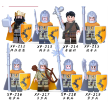 8pcs Roman Soldiers Castle Knight Mini Figures Fit Lego
