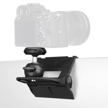 Raubay Monitor Top Camera Mount Clamp Hanging Webcam Stand med 1/4 """" Skrue til live stream Video Conferencing YouTube Tiktok osv. CM-01