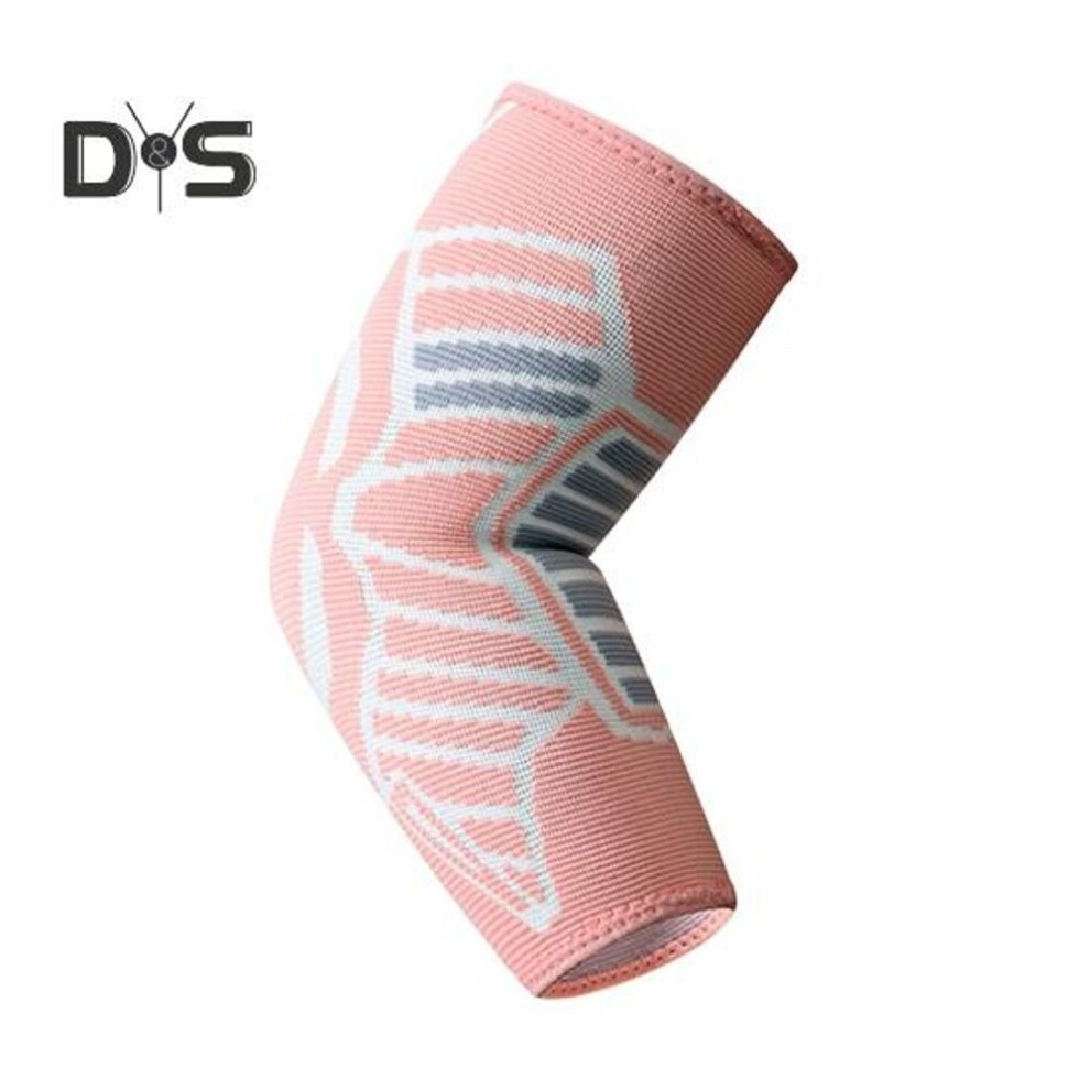 (gray,pink, M) Elbow Compression Sleeve For Tendonitis Anti-slip Tennis Arm Brace Support Running Basketball Weightlifting Elbow Guard