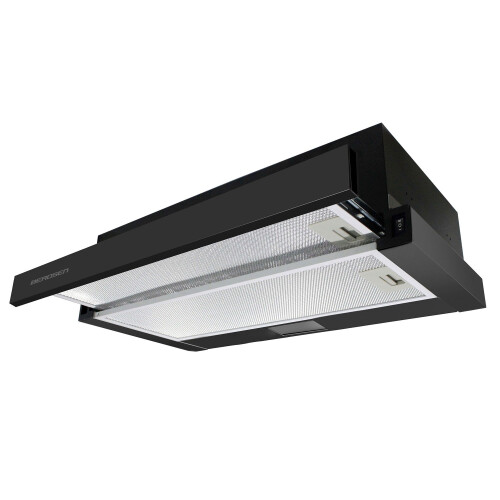 Teleskop-Dunstabzugshaube 50cm schwarz BT-234 1