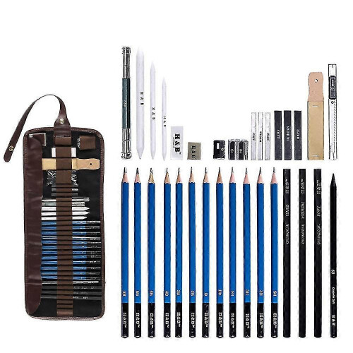 (As show, One size) H&b 32pcs/set Professional Drawing Kit
