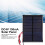 (As show, One size) 3pcs DC4V 150mA Solar Panel Cell Power Module Polycrystalline Silicon Solar Panel with 30cm Cable 4