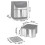 Airfryer 8l Berdsen 1700W BD-659 sølv 3
