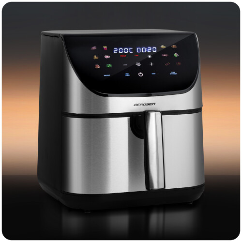Airfryer 8l Berdsen 1700W BD-659 sølv 1
