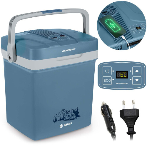 Glacière de voyage Berdsen Icemax 26 litres mode ECO - bleu