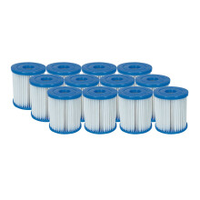 Filterset Typ II – 12x Filterkartuschen für Bestway 58094 (für Pumpen mit 2006/3028 l/h)