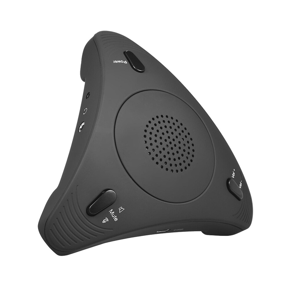 (As Show, One Size) Usb Desktop Computer Conference Omnidirectional Condenser Microphone Mic Speaker Speakerphone 360 A 6909775532447