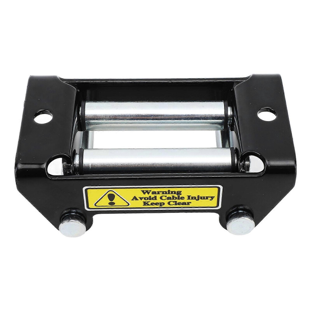 (As Show, One Size) Winch Roller Fairlead 2000Lb Load Bearing High Strength Electric Winch Cable Guide 6909775994665