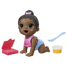Baby Alive Lil Snacks -nukke sy ja kakkaa -v lipala-teemainen 8-tuumainen vauvanukke v lipalalaatikkomuottilelu 3-vuotiaille ja sit vanhemmille