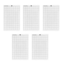 (As show, One size) 5Pcs Standard Grip Cutting Mat Adhesive Cut Pad Replacement Non Slip Grid for Silhouette Cameo