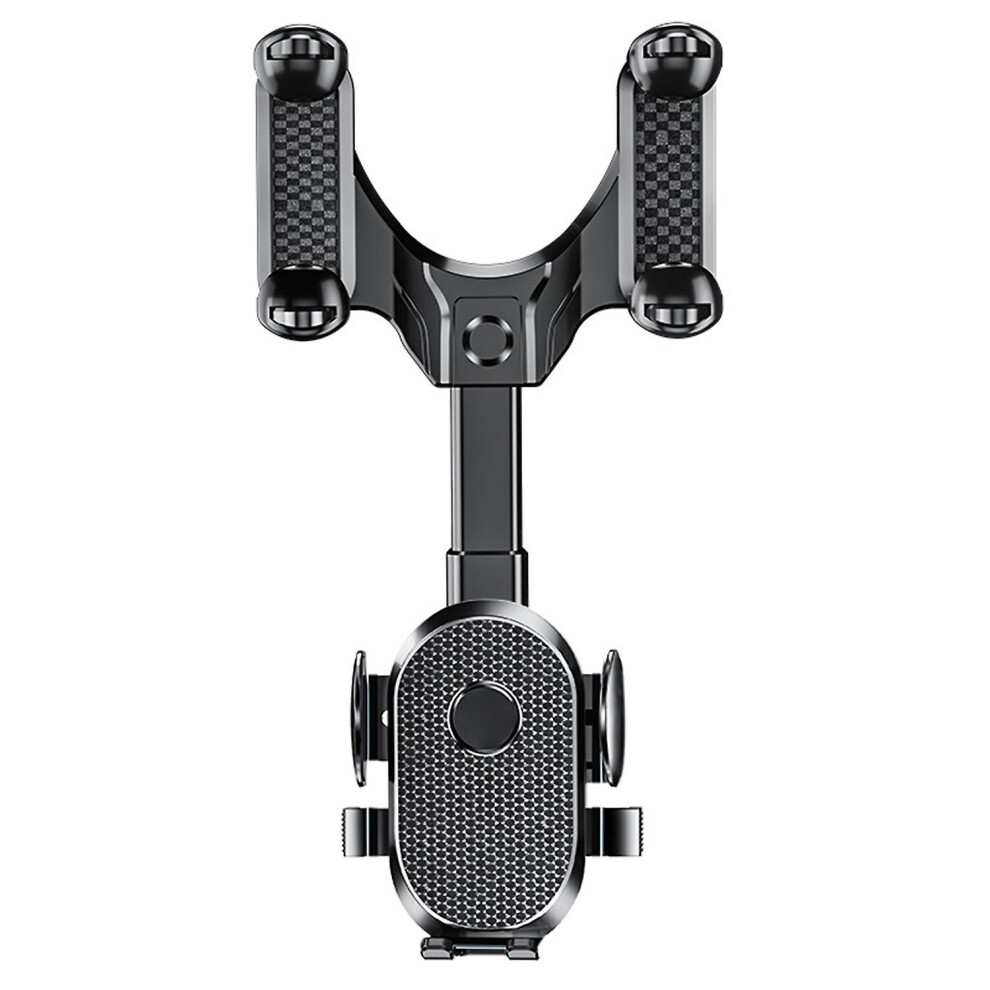 (As Show, One Size) Rearview Mirror Phone Holder For Car Multifunctional Retractable Car Phone Holder (4.5-7Inch)360 Ro 6909775548264