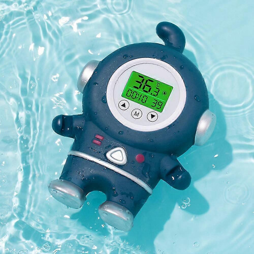 (As show, One size) Bath Hydrothermograph With Room Temperature Tri-color Backlit 2