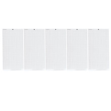 (As show, One size) 5PCS Cutting Mat PVC Adhesive Anti Slip Transparent High Elasticity Grid Cutting Mat for Construction Paper