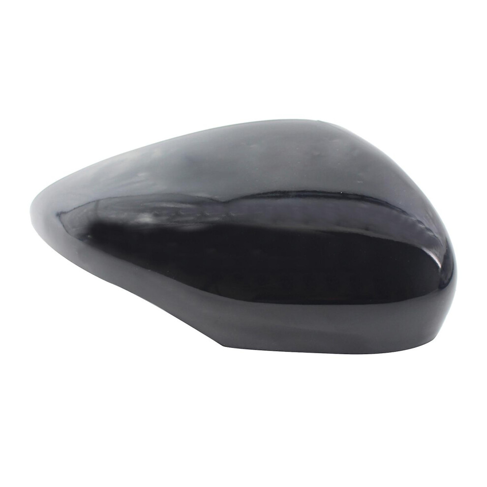 (As Show, One Size) Gloss Wing Mirror Cover Cap Painted Replacement For Ford Fiesta 2009-2015 Right Side 1594546 8 Black 6909775532874