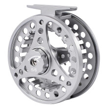 (As show, One size) Full Metal Fly Fishing Reel Aluminum Alloy Body Reel
