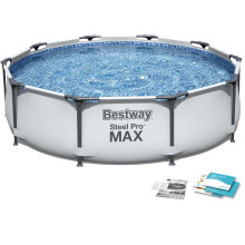 Piscina de jardín con estructura 305 x 76 cm 4 en 1 Bestway 56406