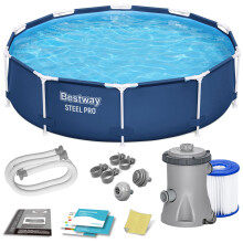 Piscina da giardino con struttura 305 x 76 cm 8 in 1 Bestway 56679