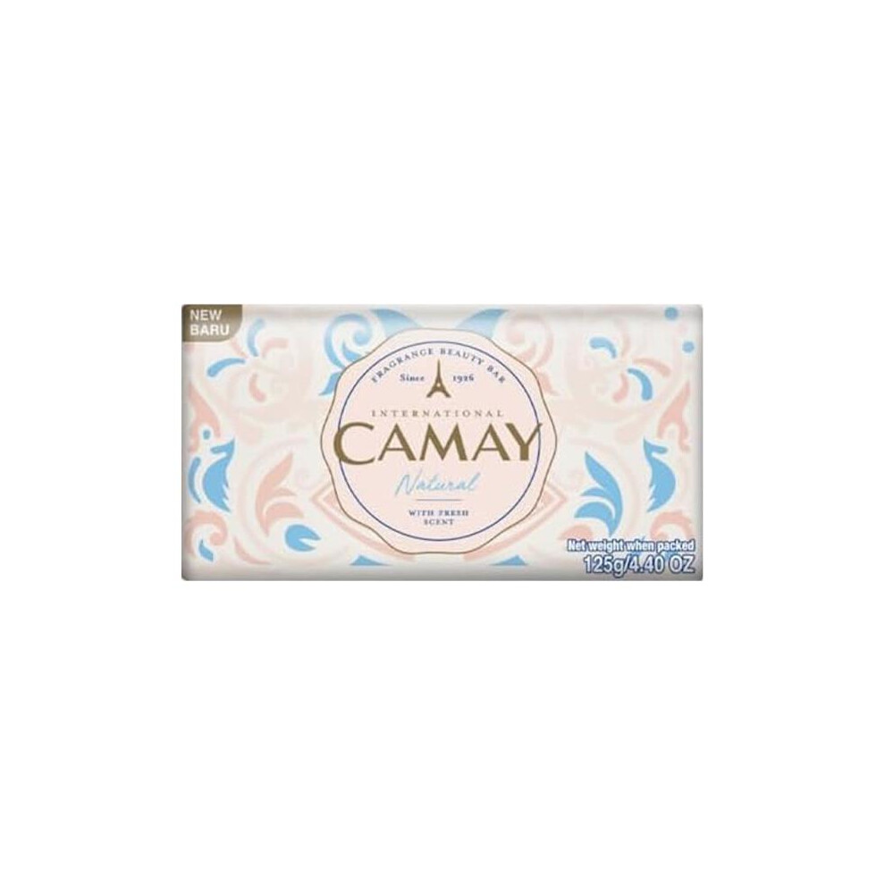 Camay 6 X Natural Soap Bar 125G