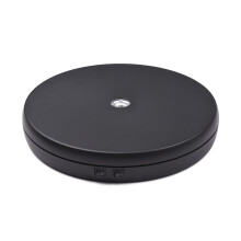 (As show, One size) Electric Motorized Photography Turntable 360 Degree Rotatable Display with LED Light for Product Sho