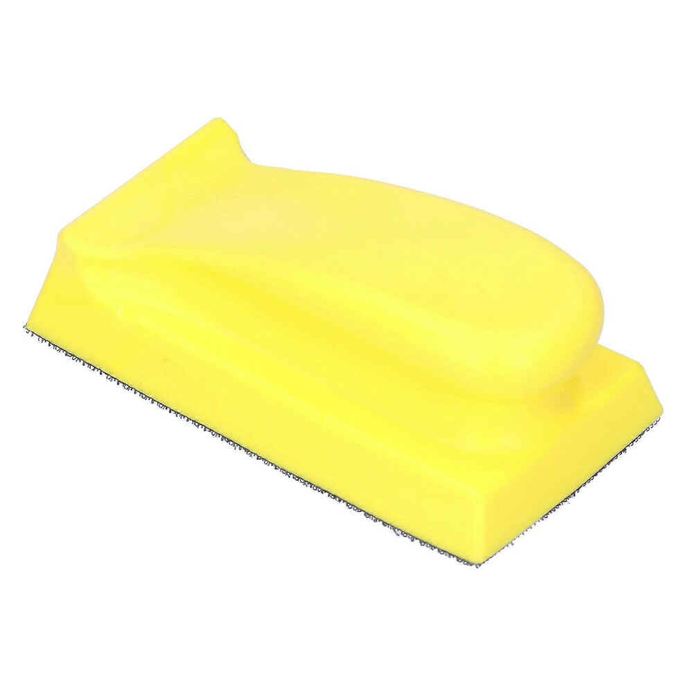 (As Show, One Size) Hand Sanding Block Rectangular Self Adhesive Sandpaper Pad Woodworking Polishing Tool 135X70 6909775984369
