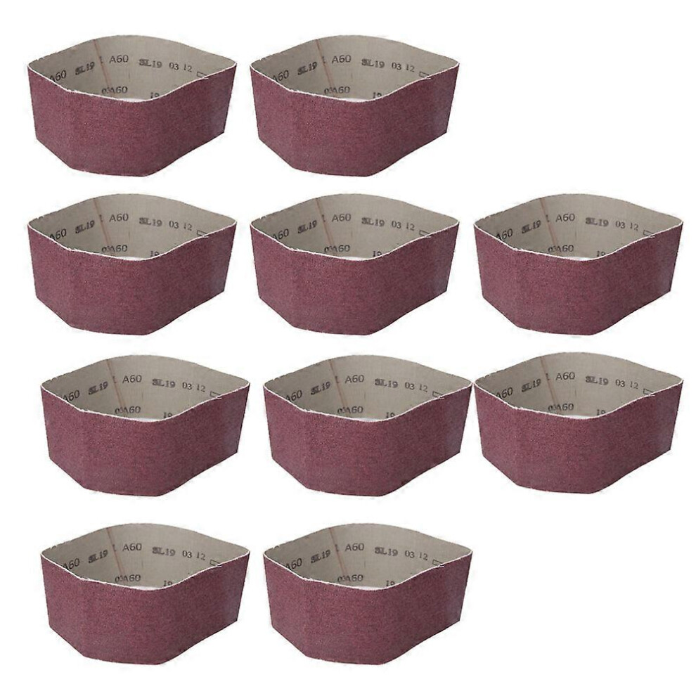 (As Show, One Size) 10 Pcs Abrasive Sanding Belt Circular Grinding Belt 457X75mm Aluminum Oxide (180) 6909775971840