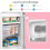 Living And Home 174L Freestanding Fridge Freezer 7